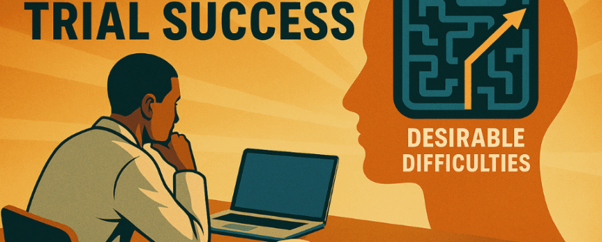 Training for trial success
